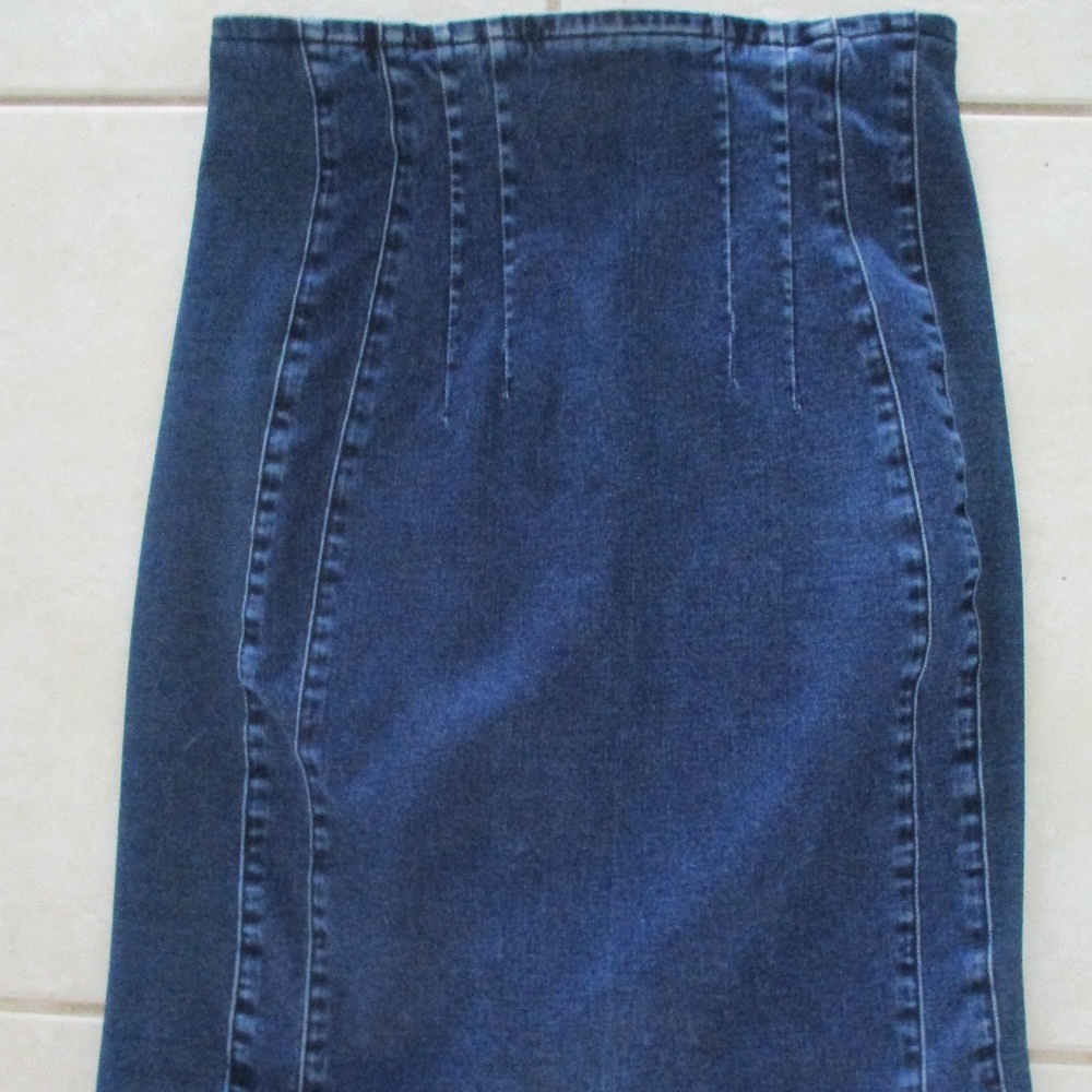 7 for all Mankind Stretch Denim Bodycon Size M